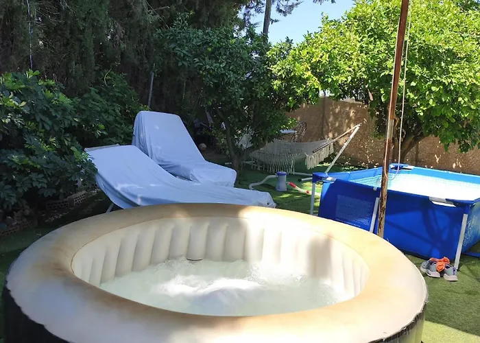 Evans Realty Be Jacuzzi & Parking & Jardin * マラガ